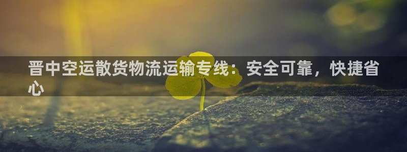 晋中空运散货物流运输专线：安全可靠，快捷省
心(图1)